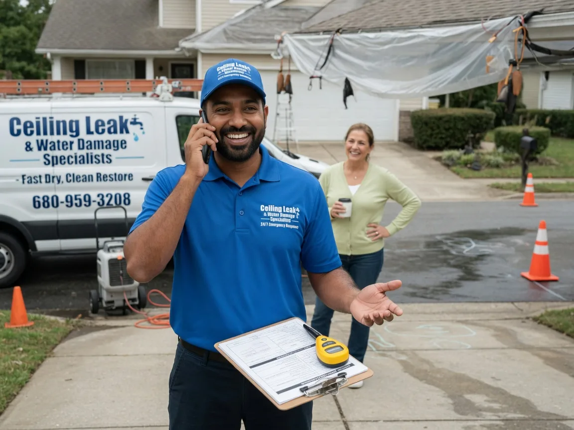 Ceiling Leak Cleanup Eidson, TN FAQs